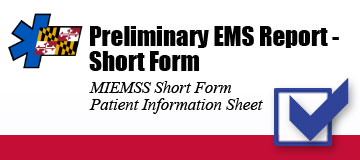 Preliminary EMS Report - Short Form graphic