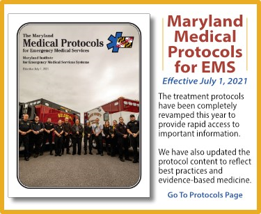 Maryland Medical Protocols for EMS - 2021