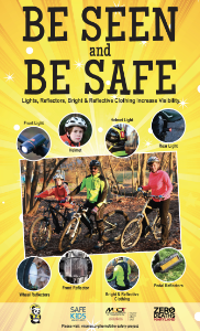 Be Seen Be Safe Poster - English version